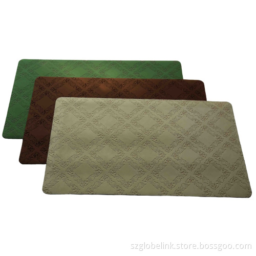 Natural Rubber Door Mat, Flocked, Soft Feet Touch 008